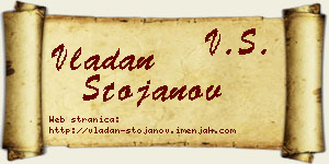 Vladan Stojanov vizit kartica